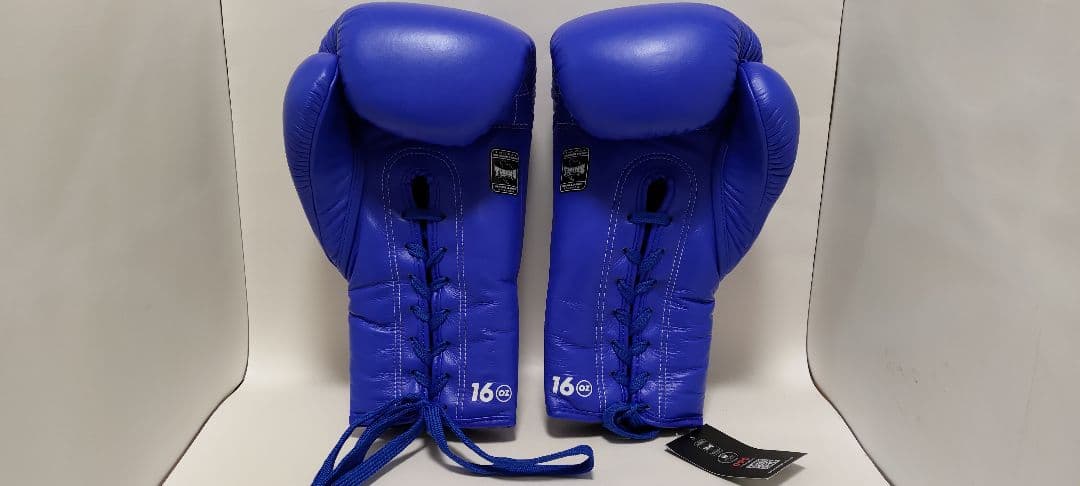 ツインズスペシャル TWINS SPECIAL グローブ 16オンス 紐式　青