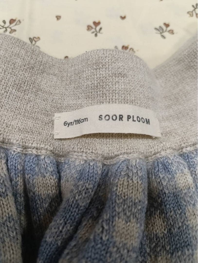 SOOR PLOOM チェック柄スカート 6y/116cm