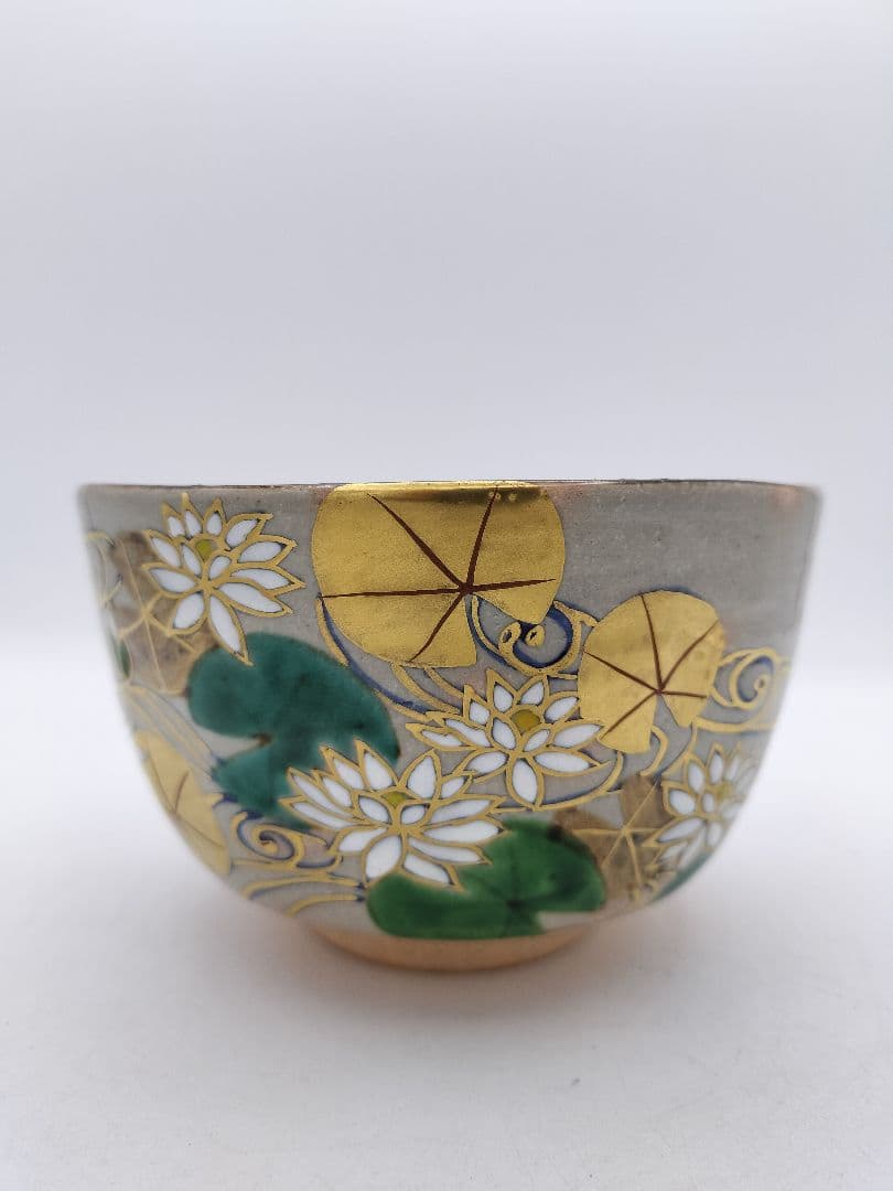 c608 茶碗 乾山写 未草 伊藤魁雲 木箱 茶道具 古物