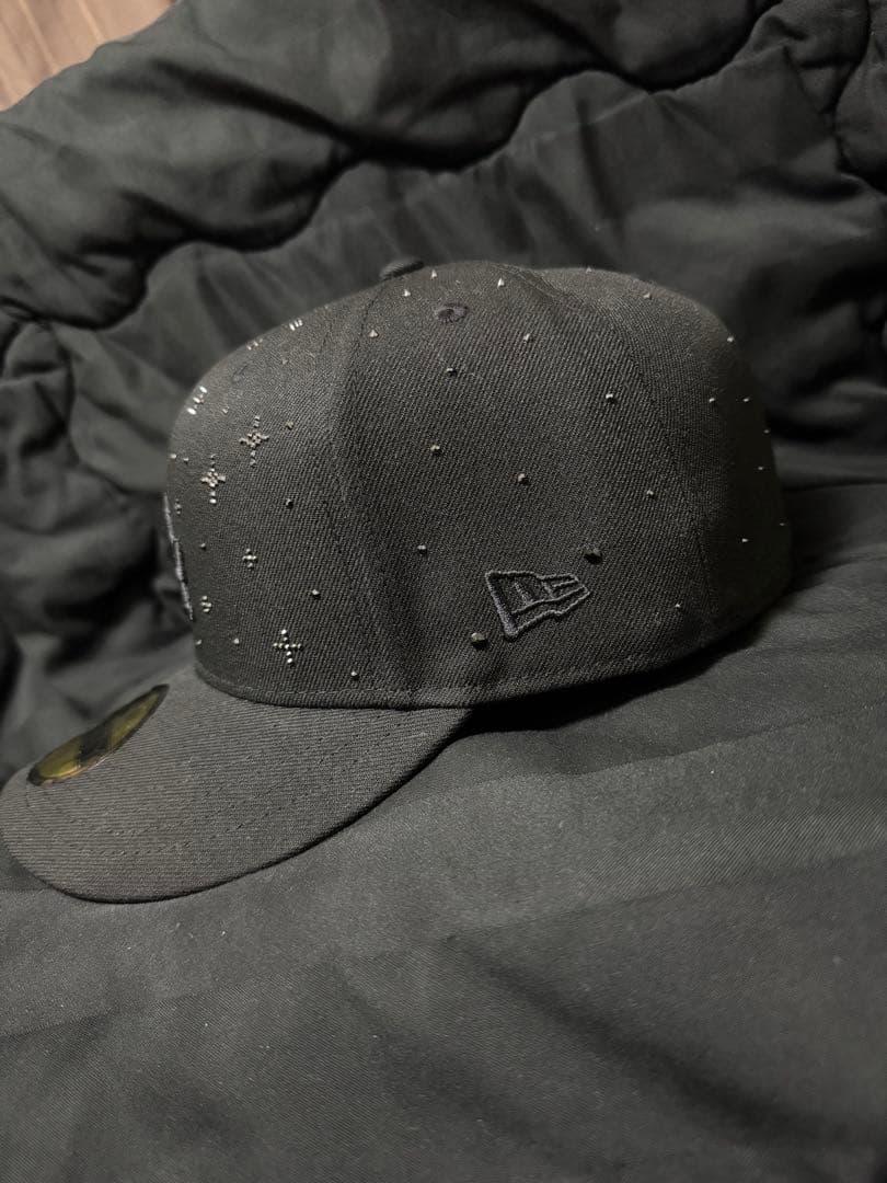 NEW ERA ジュエルキャップ　スワロフスキー社製ブラックストーン　7 1/2