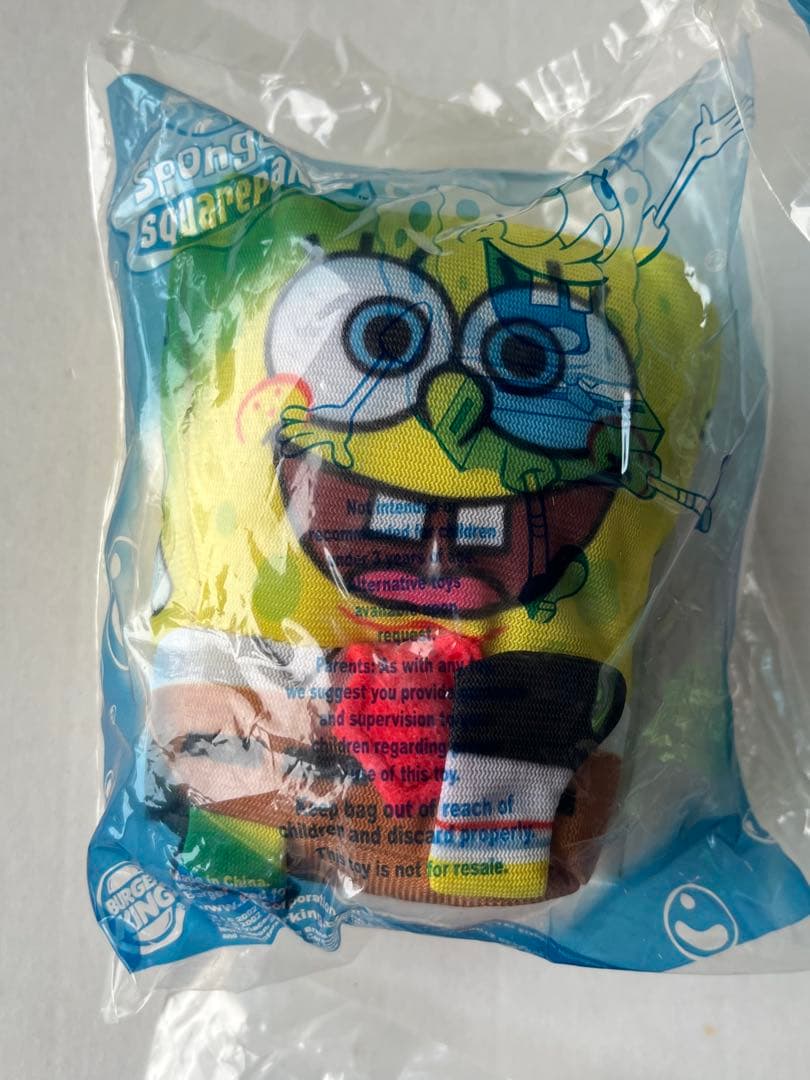 バーガーキング　米国　ミールトイ2002年　 スポンジ・ボブ　全8個セット