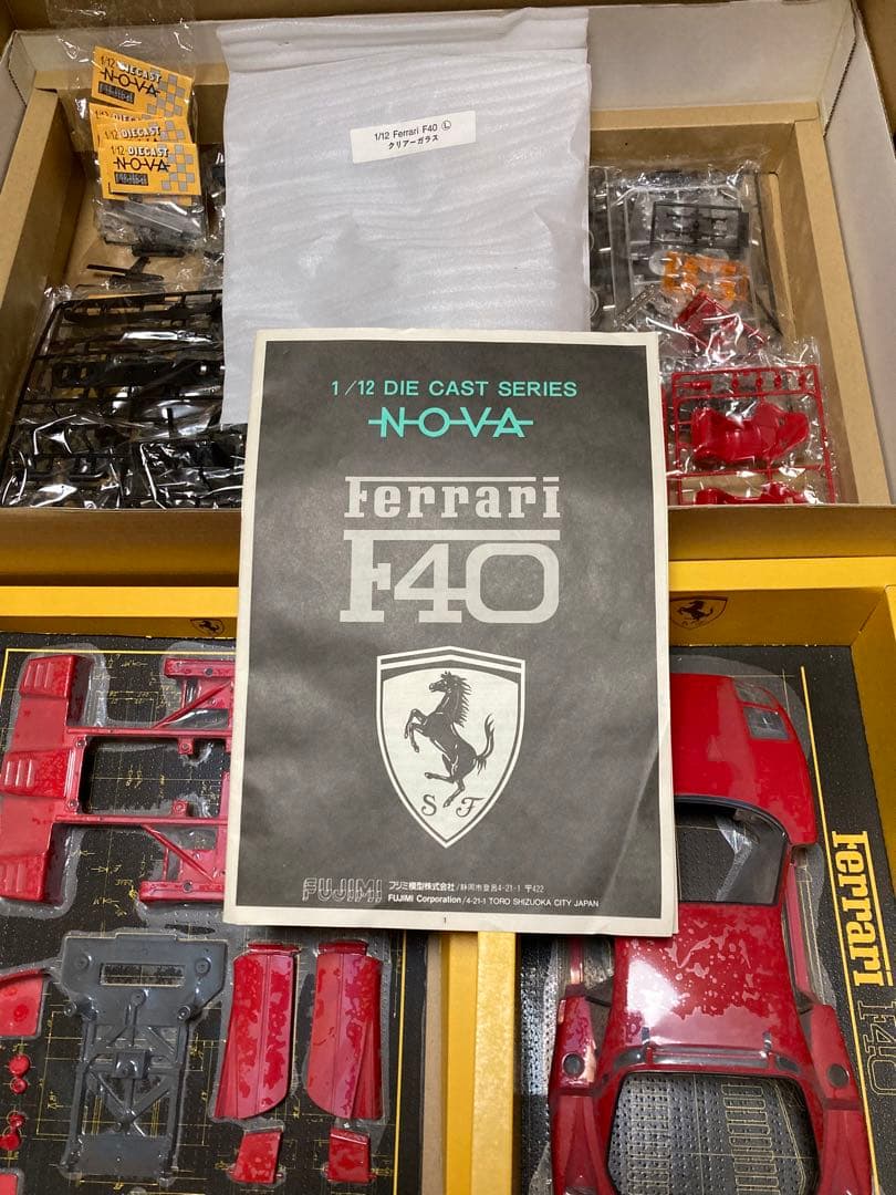 フジミ1/12フェラーリＦ40ダイキャストNOVA
