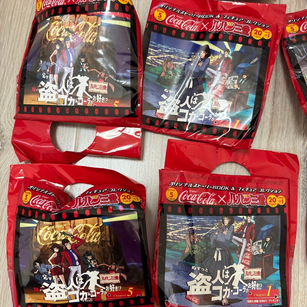 Coca-Cola × ルパン三世 フィギュアセット 19個
