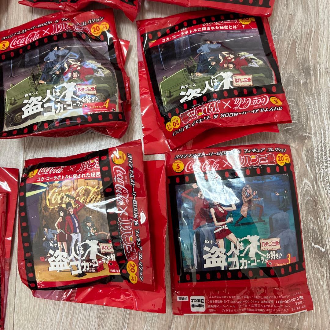 Coca-Cola × ルパン三世 フィギュアセット 19個