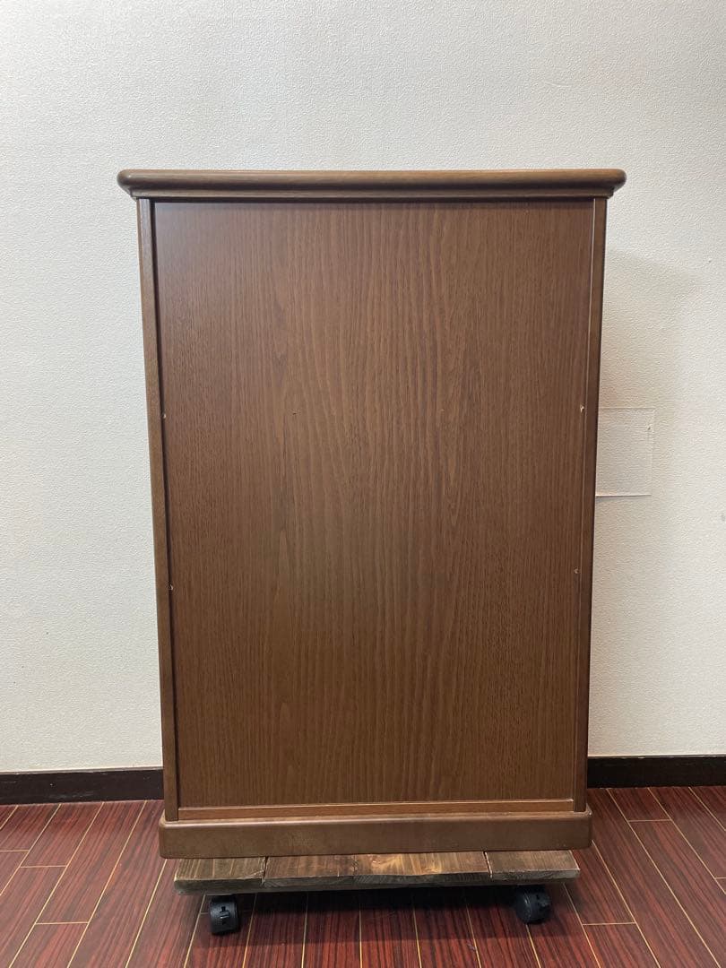 カリモク キャビネット 電話台 玄関収納 KARIMOKU 昭和レトロ