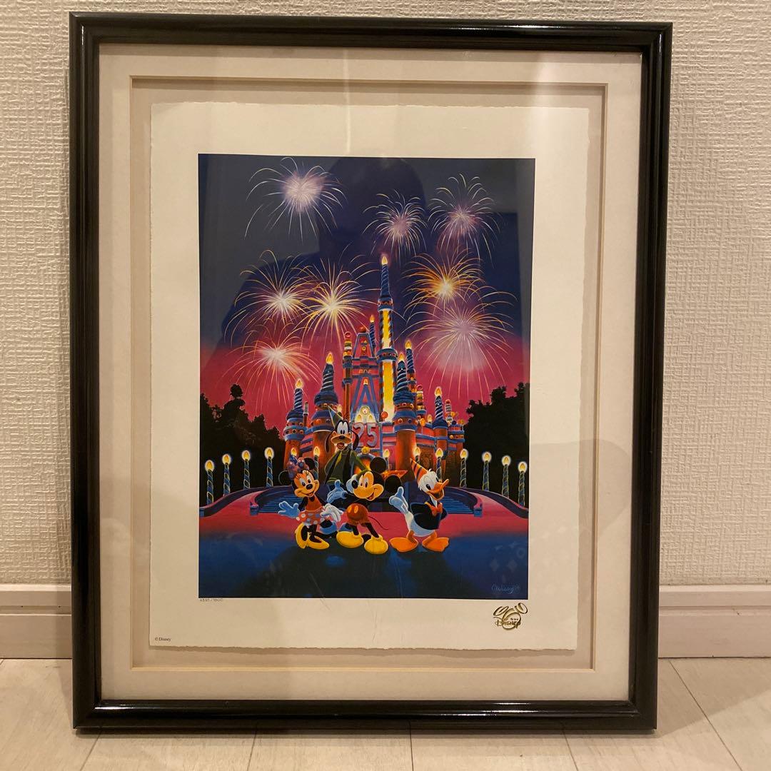 ディズニーワールド25周年7500枚限定シルクスクリーン