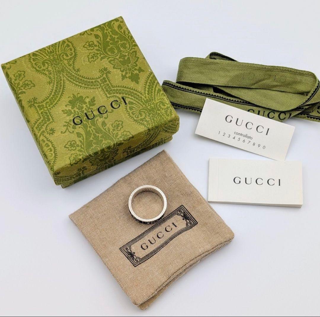 GUCCI GGロゴ シルバー バンドリング 21号