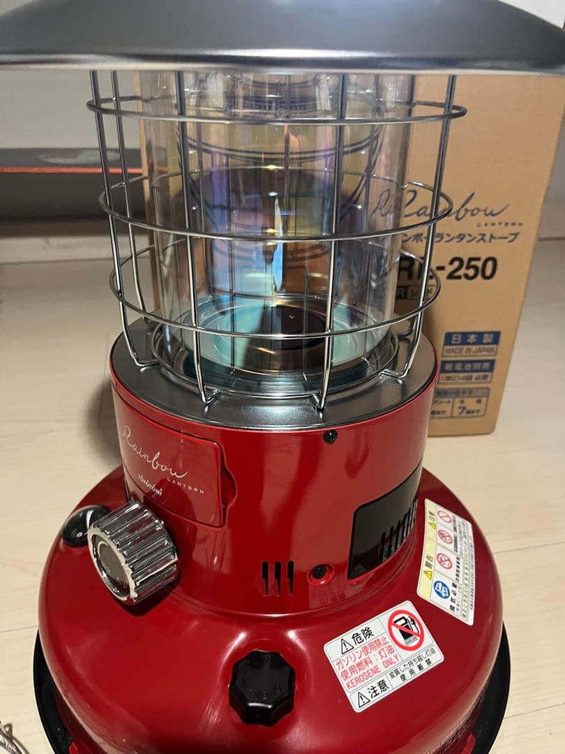 圭子　トヨトミ　レインボーストーブ19年製　RL-250 赤
