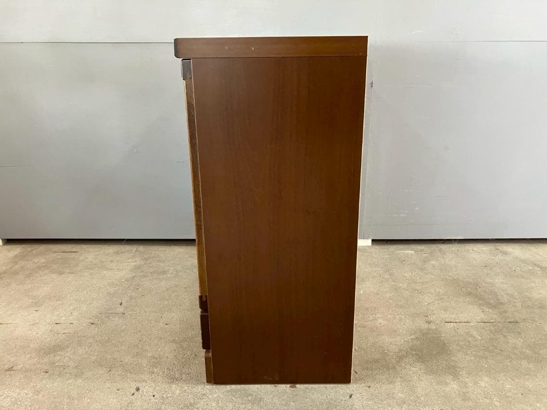 ガラス戸棚 戸棚 キャビネット サイドボード 飾棚 本棚 格子扉 RW435