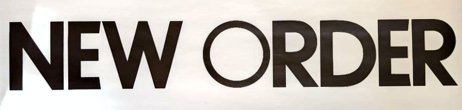 ニュー オーダー 1984年 ジル•フルマノスキ撮影 プロモーションポスター