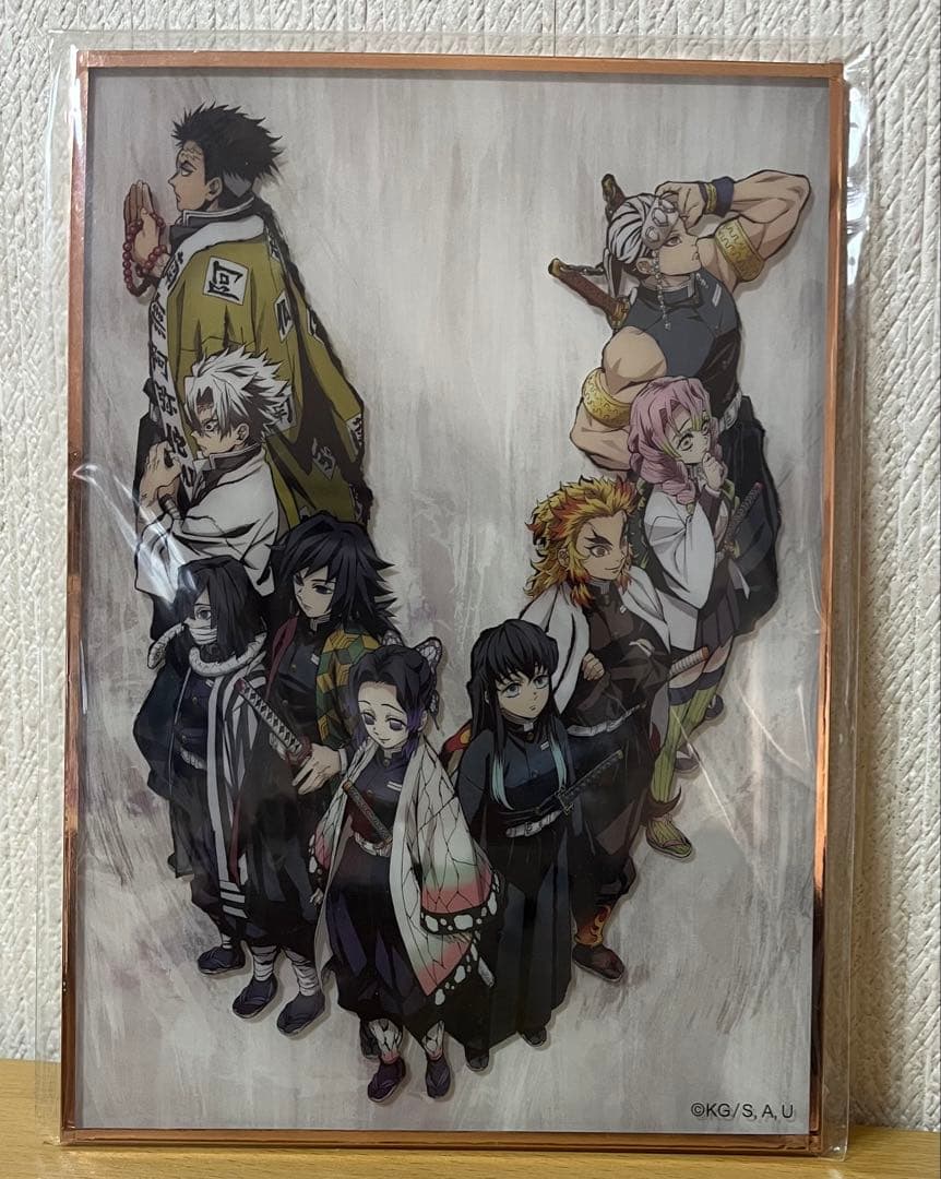 鬼滅の刃　鬼滅シアター　アクリル色紙　柱合会議・蝶屋敷編　柱集合