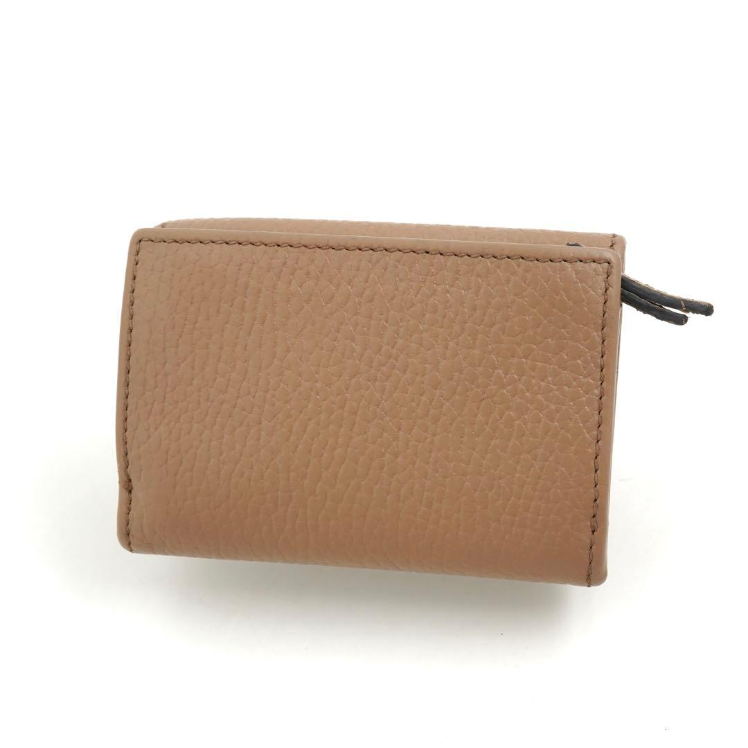 ✨プレゼント梱包GUCCI ミニ財布　マーモント　エンボスロゴ　GG 三つ折り