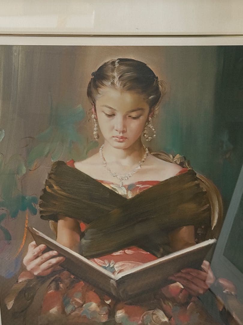 日本洋画壇の鬼才 村山直儀 作品名【若草物語】　限定14/200 送料込み