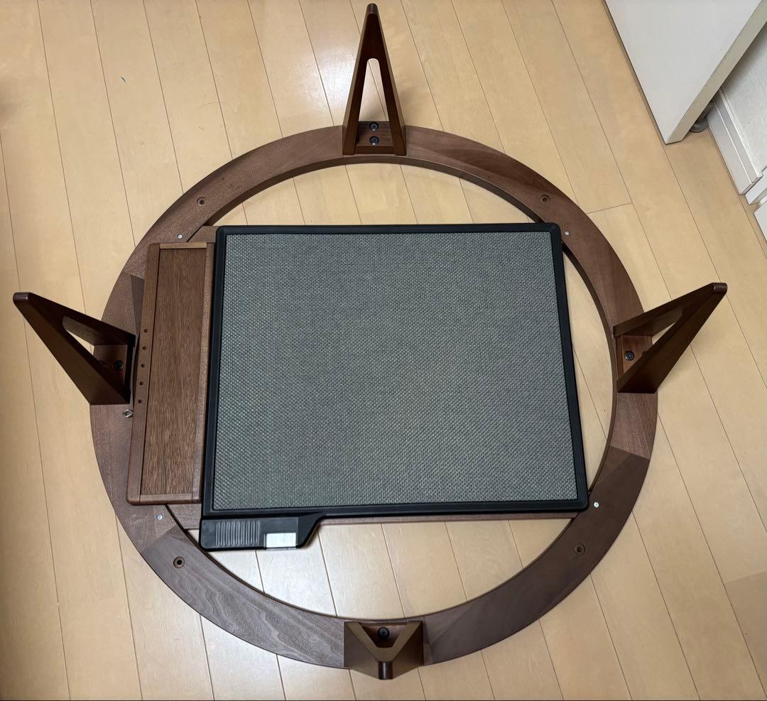 美品ACTUS アクタス こたつテーブル ウォールナット材　100㎝