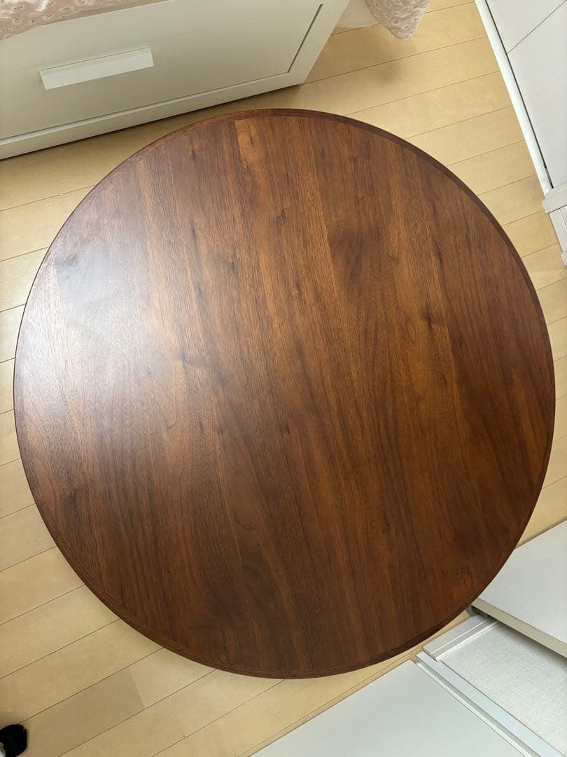 美品ACTUS アクタス こたつテーブル ウォールナット材　100㎝