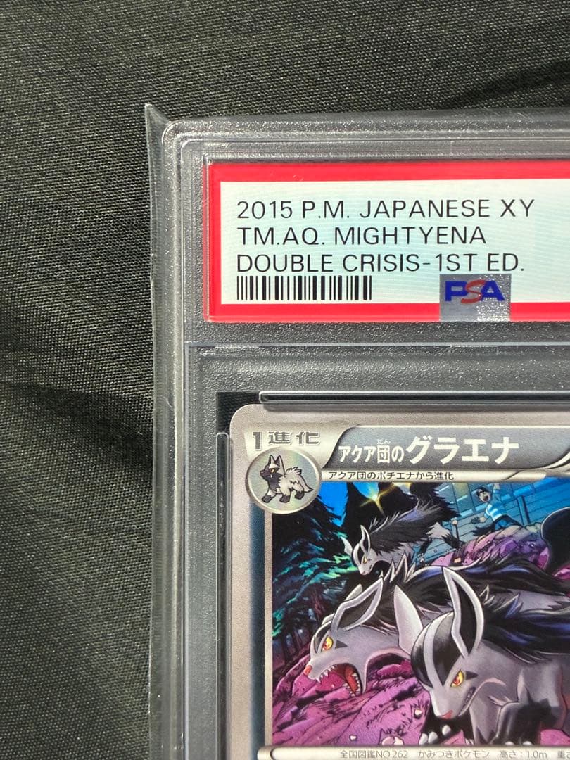 世界19枚 PSA10 アクア団のグラエナ 2015 018 9