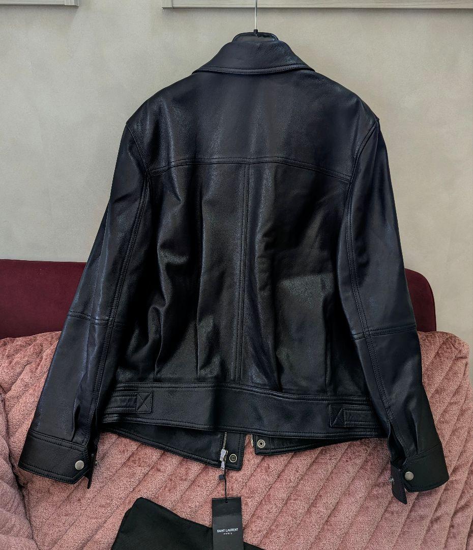 s*n様 新品人気　2023/24SS　サンローラン　LOOK19　ラムスキン