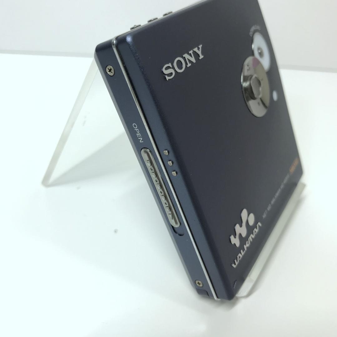 【希少・美品】SONY MDウォークマン MZ-NE810 アルミボディ ブルー