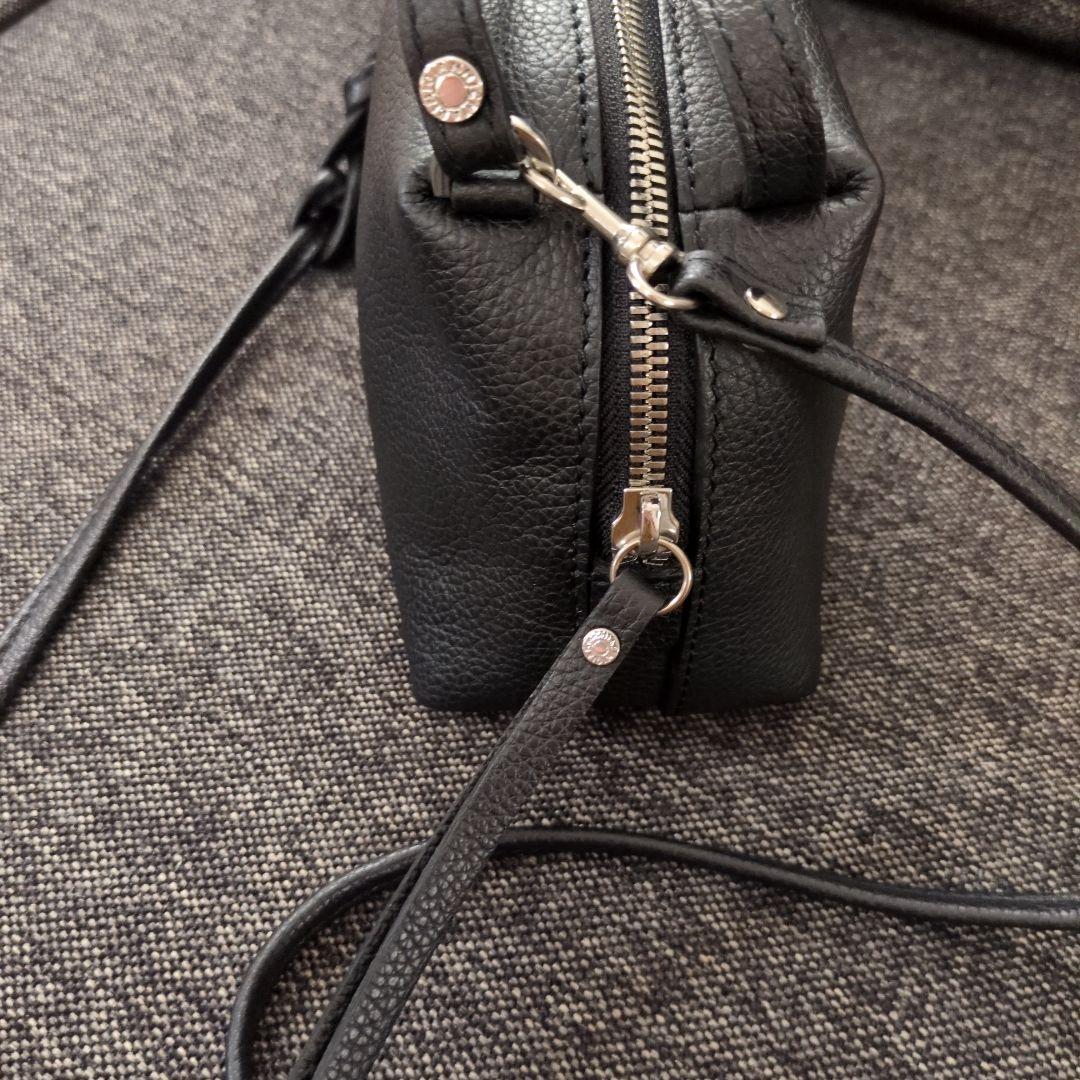 【極美品】ジャンニキャリーニ アリファ S ショルダーバッグ 2way 黒