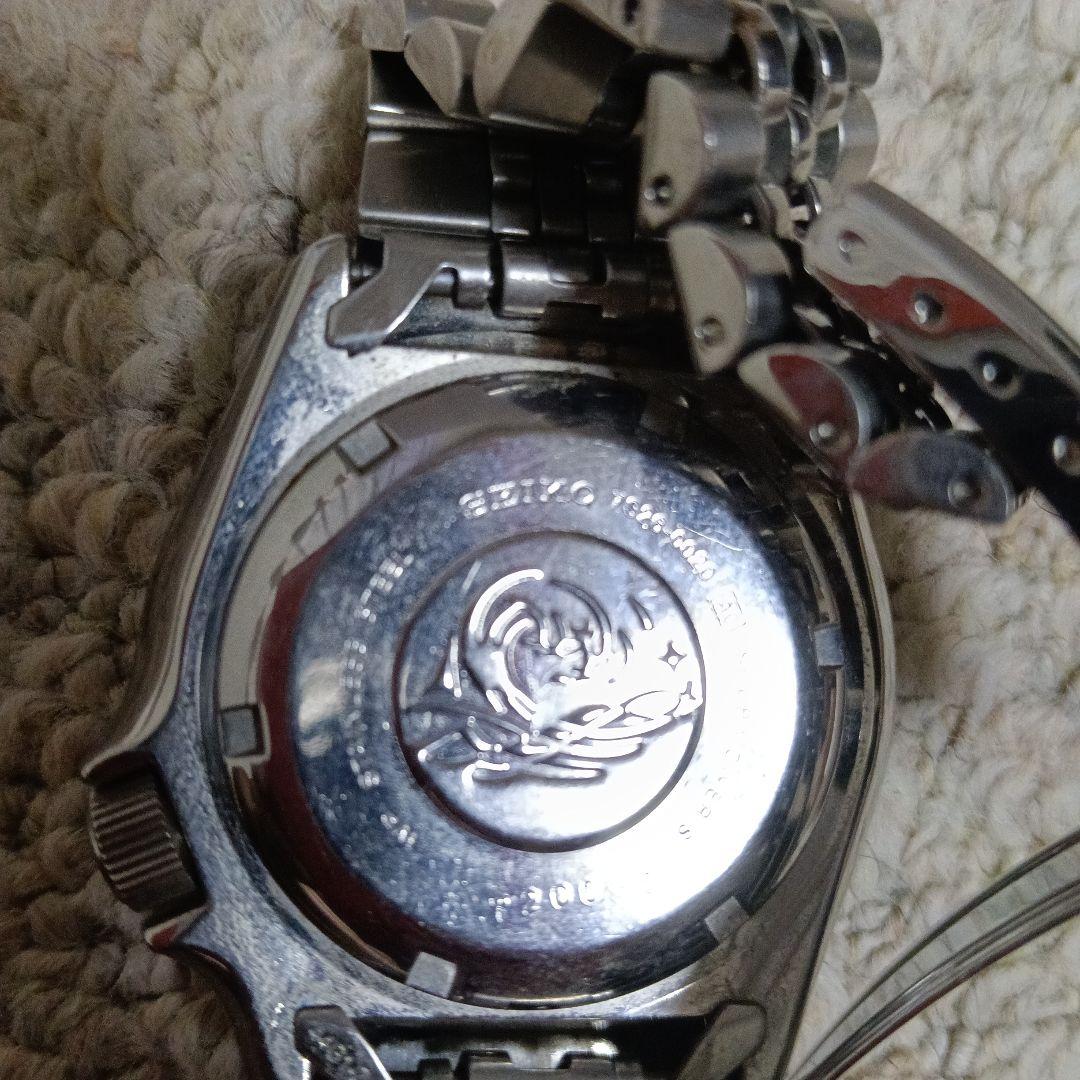 SEIKO 自動巻き 腕時計 ネイビー