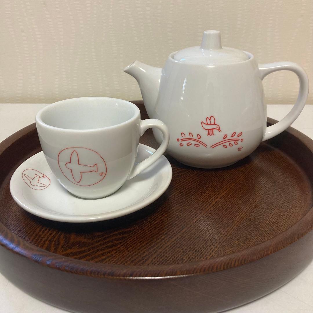 【安西水丸 80's】ティーポット　カップ&ソーサー　希少品