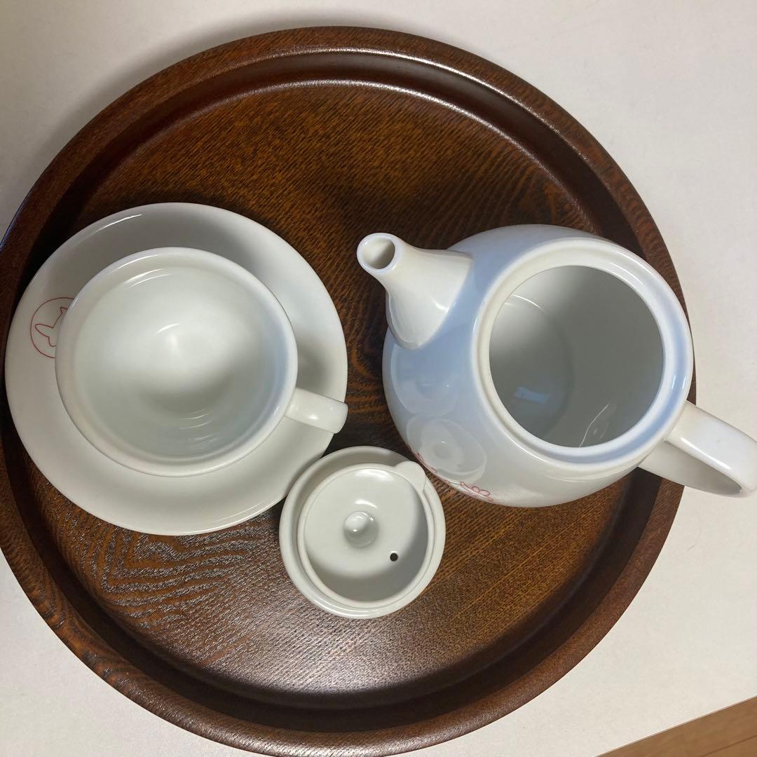 【安西水丸 80's】ティーポット　カップ&ソーサー　希少品