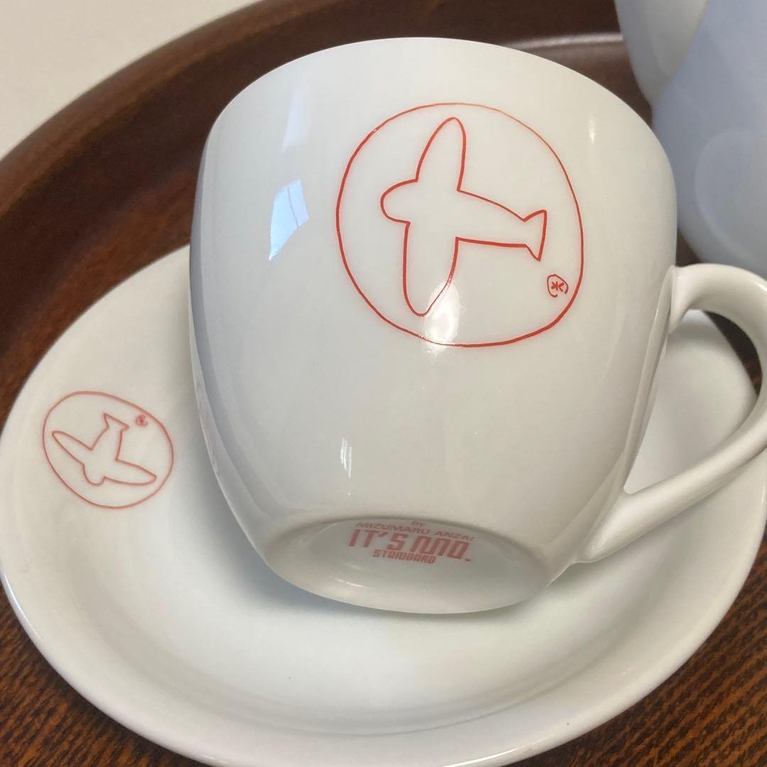 【安西水丸 80's】ティーポット　カップ&ソーサー　希少品