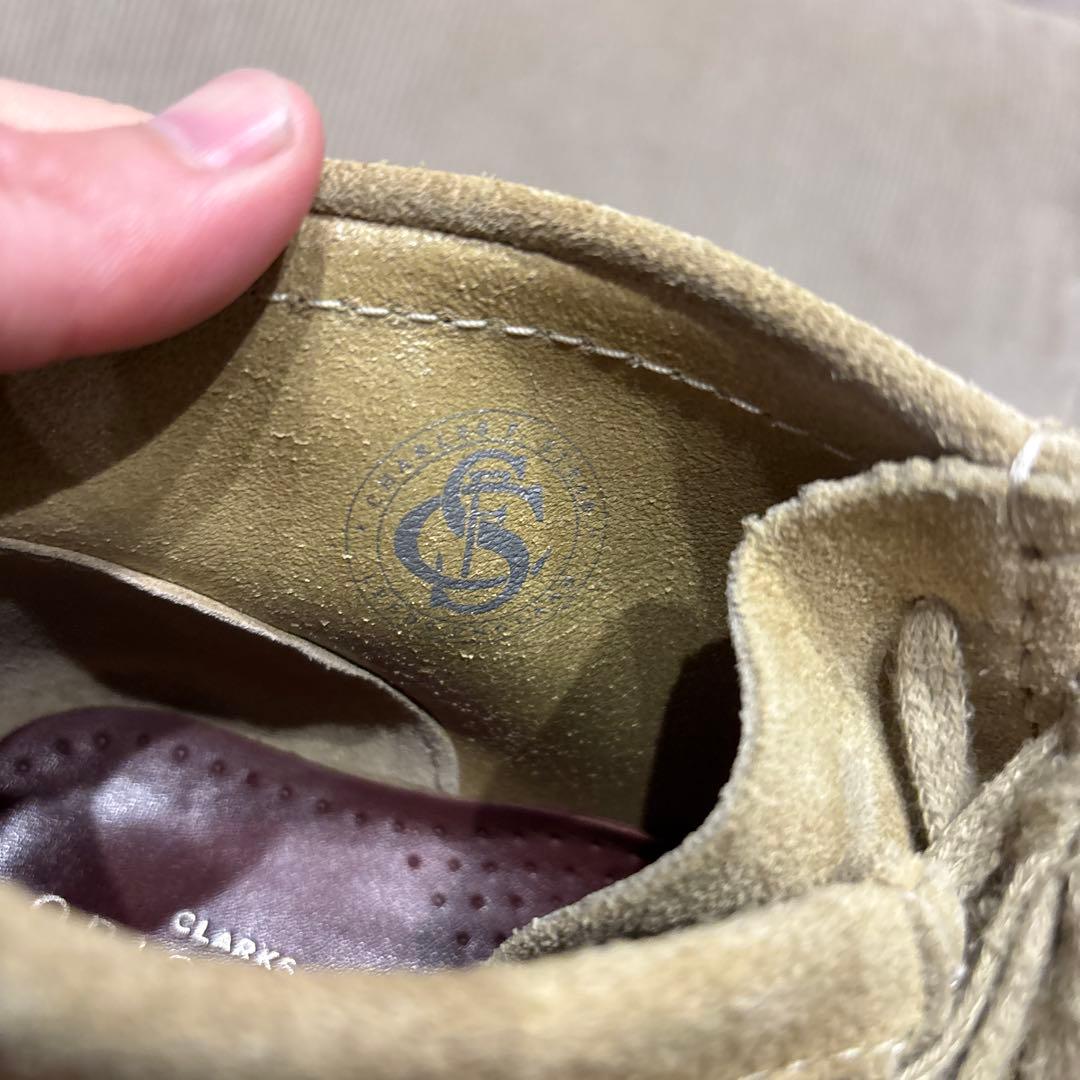 クラークス　ワラビー　 ベージュ　メープル　　8.5