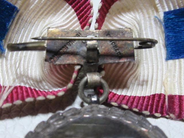 ◆極希少 大正時代！サムライ商会横浜 第1次世界大戦終結記念 銀製勲章