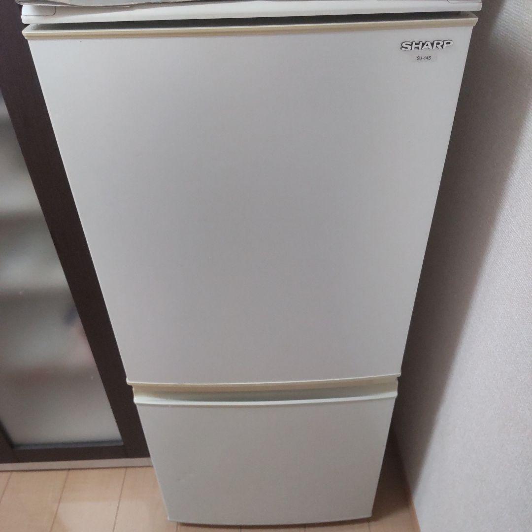 SHARP 2ドア冷蔵庫 ホワイト