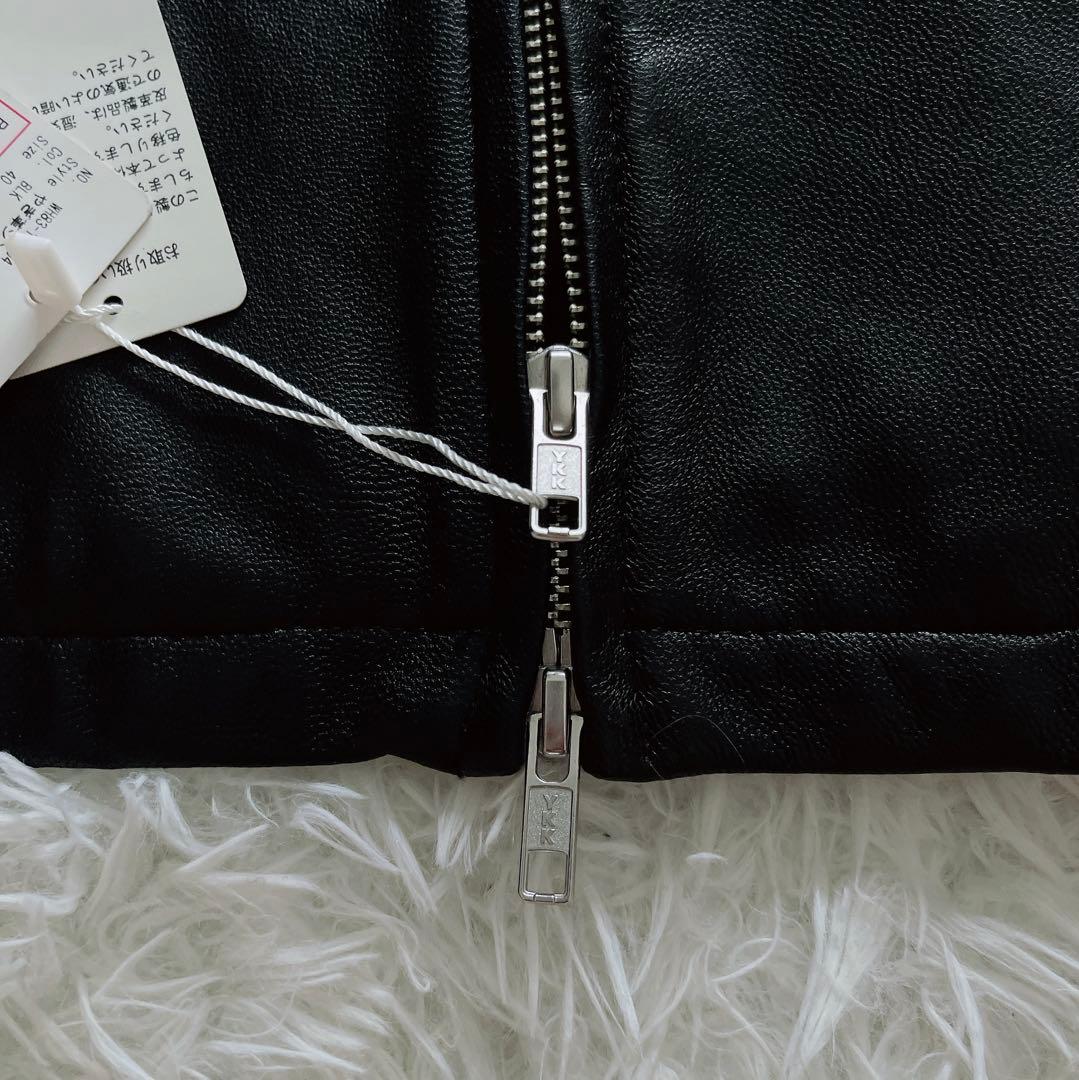 新品✨【ITEMS URBAN RESEARCH】やぎ革シングルライダース 40