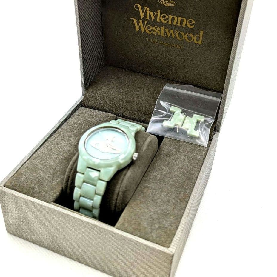 【稼働 箱 コマ付き】Vivienne Westwood オーブ文字盤