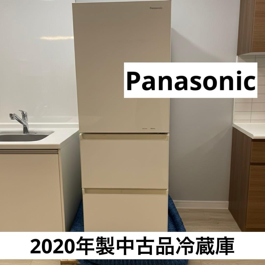 雪*8様 【2020年製】Panasonic 冷蔵庫 335L ガラスドア スリ