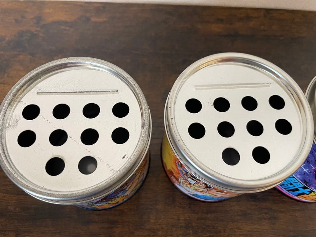 希少品　4点セット　丸型缶灰皿　聖闘士星矢　はいざら　SAINT SEIYA