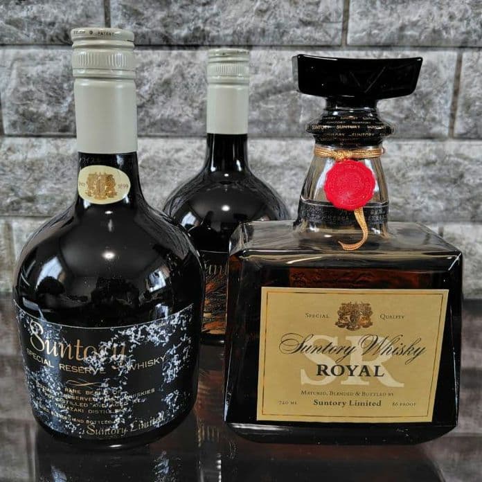 サントリーウイスキー ローヤル・スペシャルリザーブ 未開栓 古酒 計3本