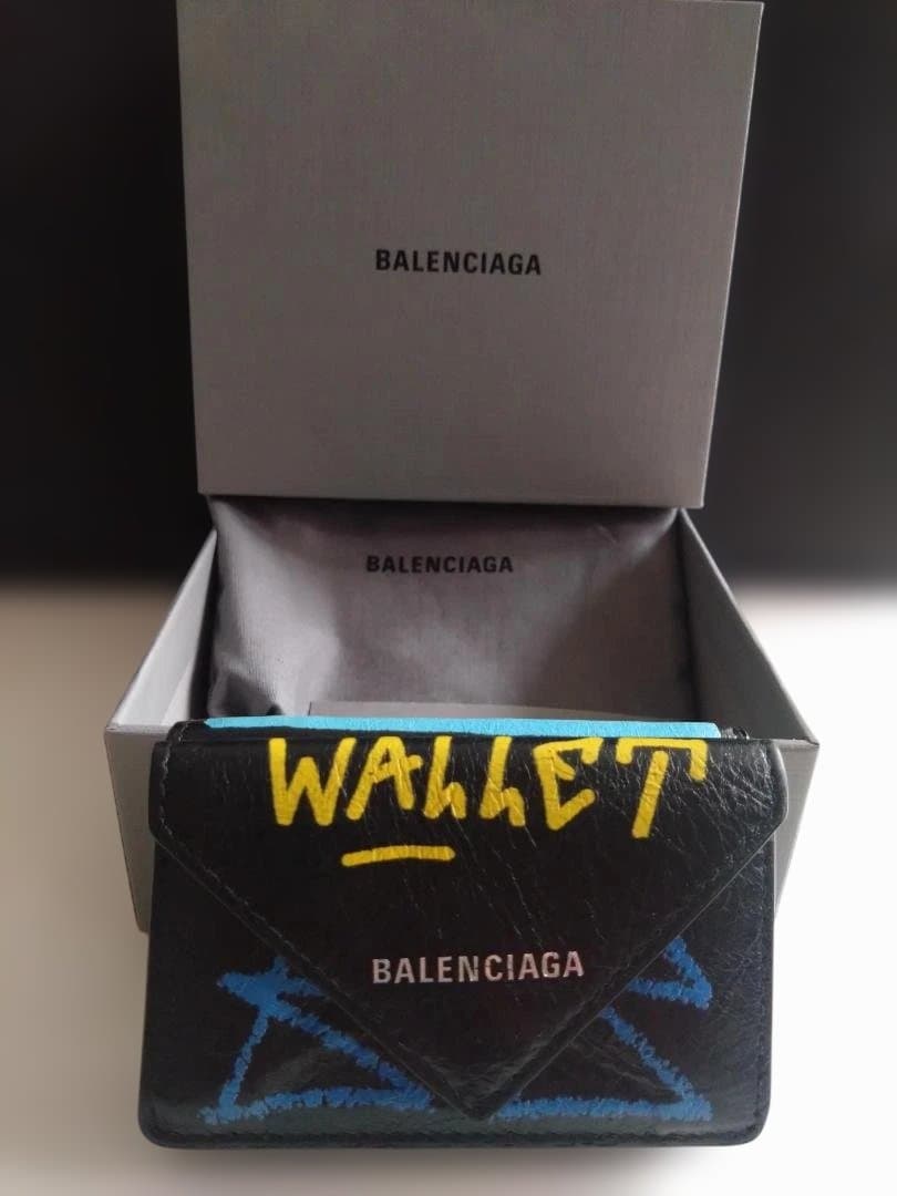 BALENCIAGA グラフィティ三つ折り財布