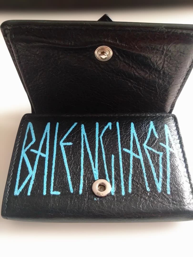 BALENCIAGA グラフィティ三つ折り財布