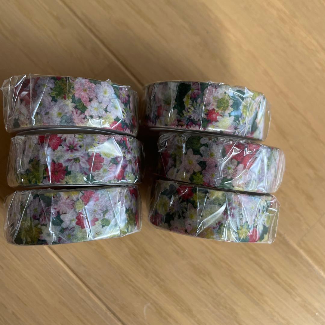 非売品　レア　カモ井加工紙　マスキングテープ　雪割草　factory tour