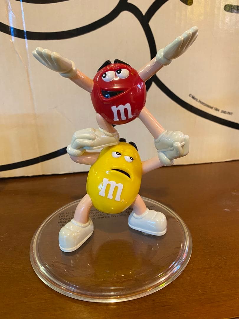 M&M's エムアンドエムズ フィギュア インテリア小物入れ 瓶 ディスペンサー