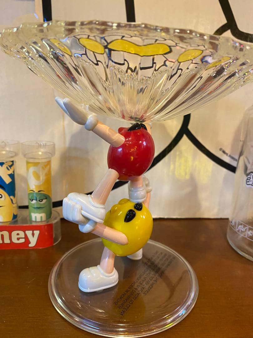 M&M's エムアンドエムズ フィギュア インテリア小物入れ 瓶 ディスペンサー
