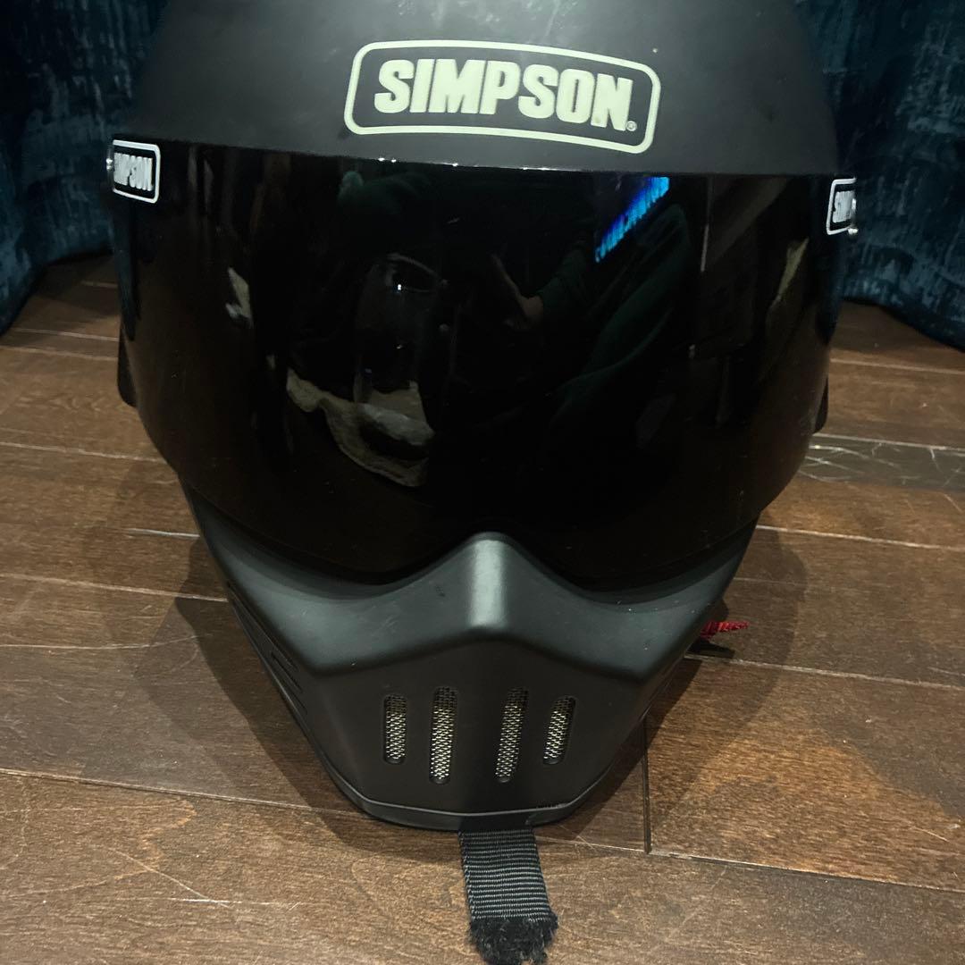 ひ*や様 SIMSPON フルフェイスヘルメット ブラック