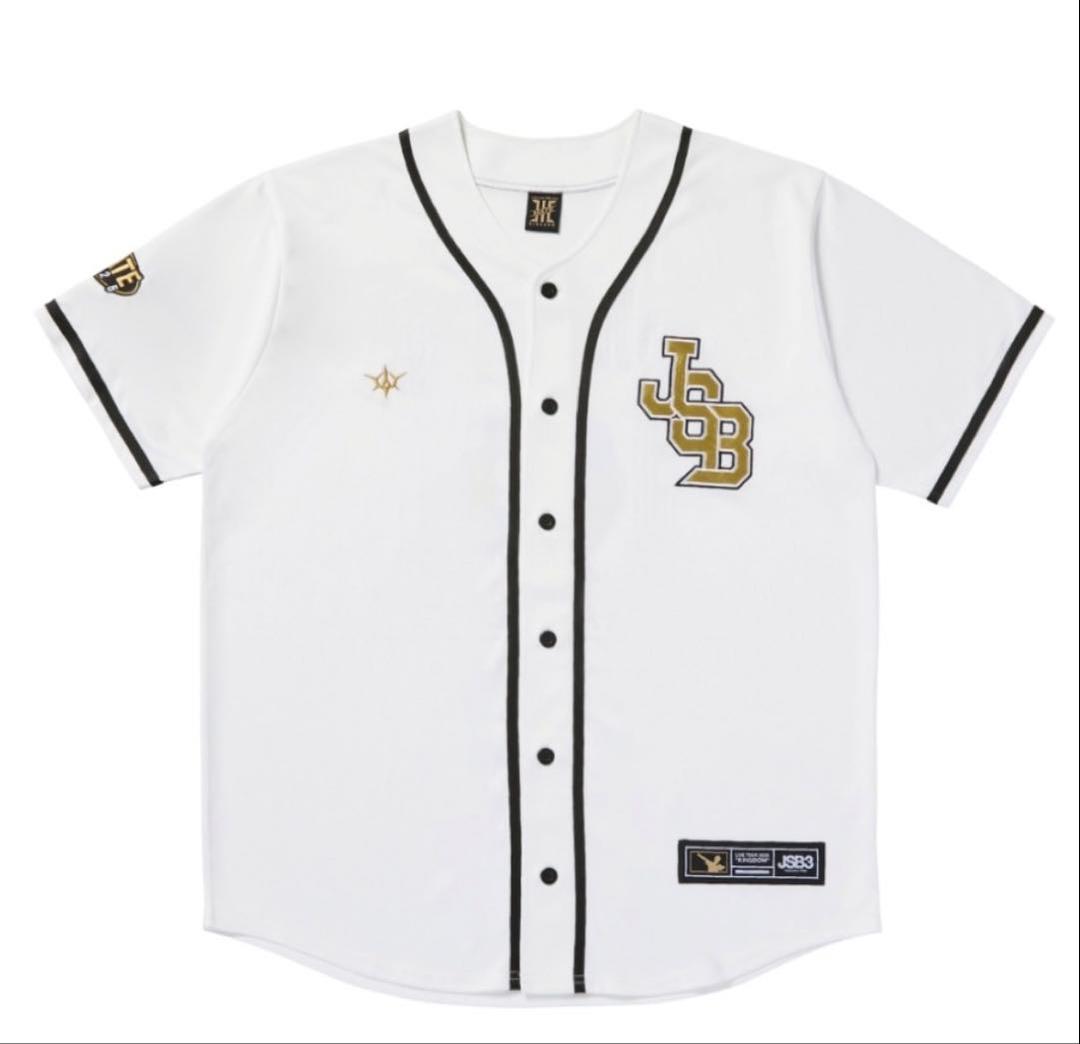 三代目 KINGDOM ベースボールシャツ ホワイト 白