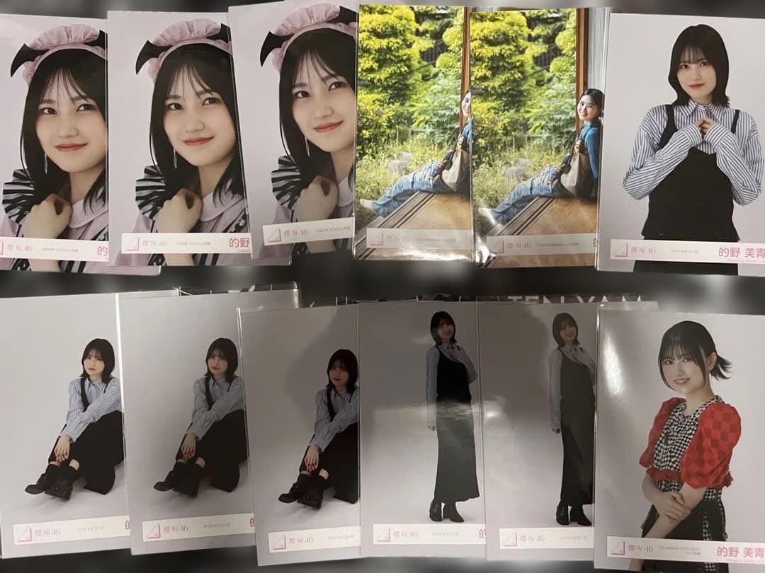 ◎櫻坂46 的野美青　生写真　185枚　コンプ7種　お値下げ