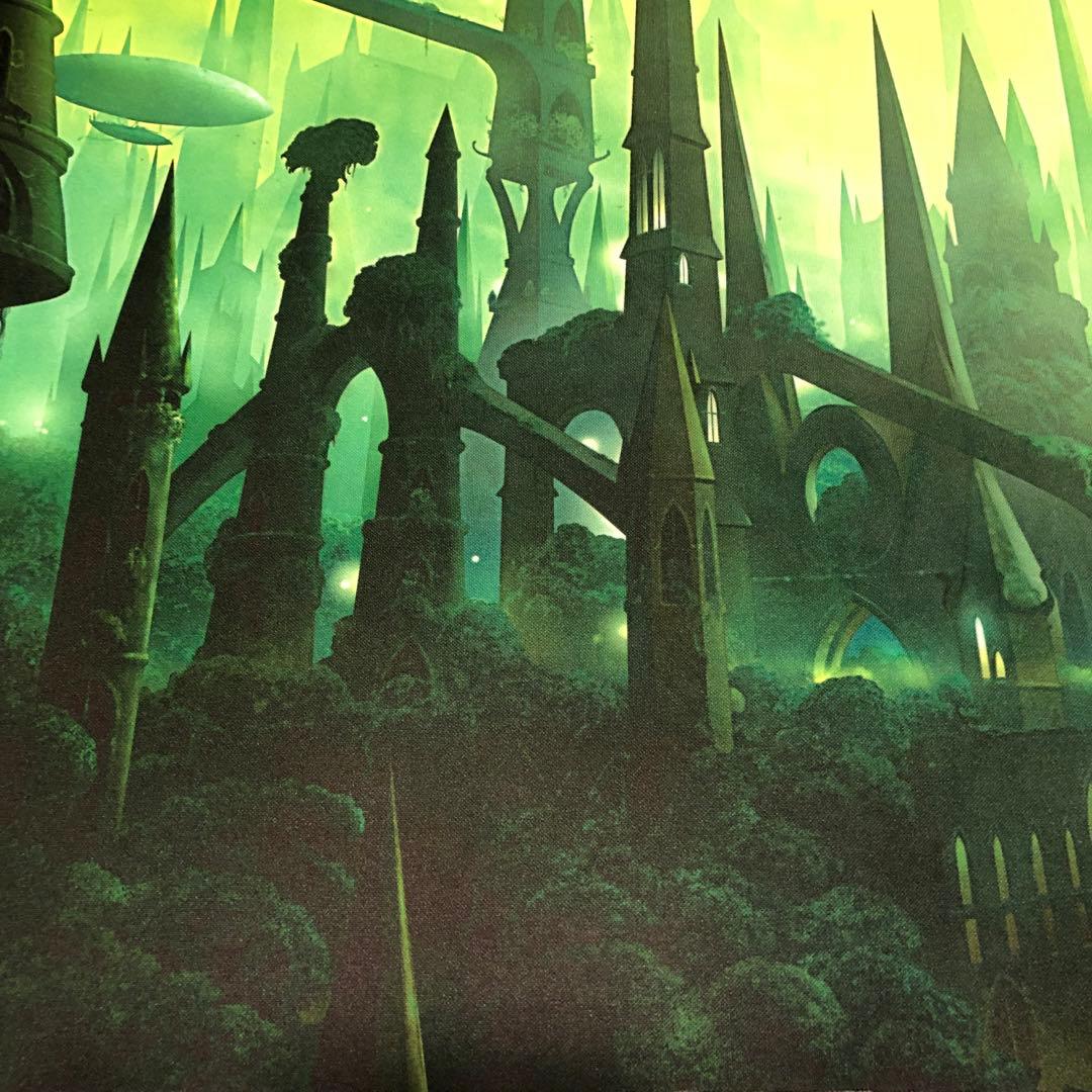 mtg 森 ラヴニカ プレイマット サイン john avon アリーナ プロモ