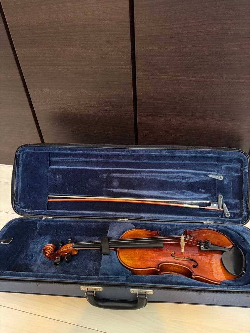 【中古】鈴木バイオリン3/4サイズNo.300 (本体、弓、肩当て、ケース、弦）