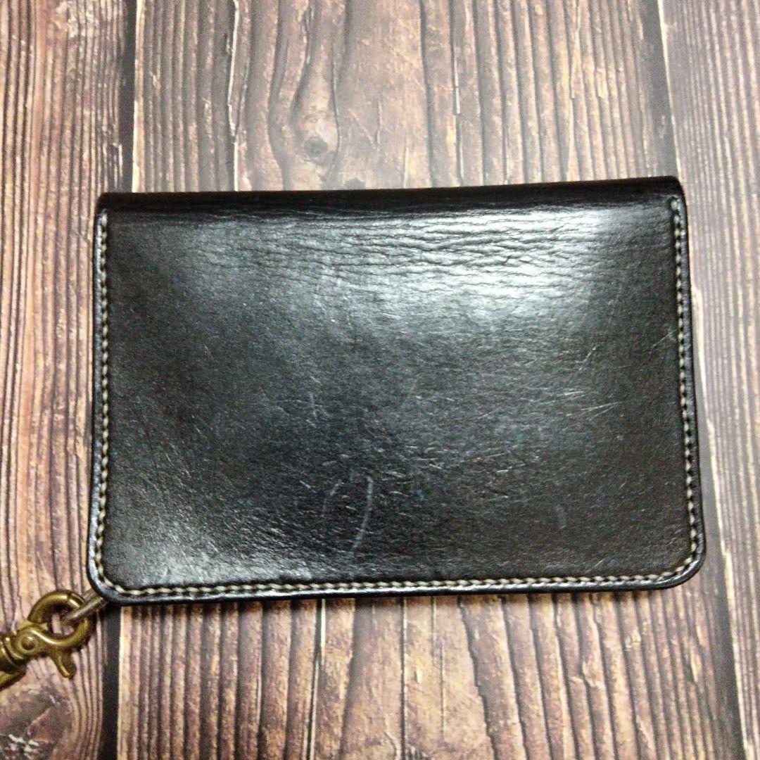 トラッカーウォレット ウォレットチェーン ブラックレザー