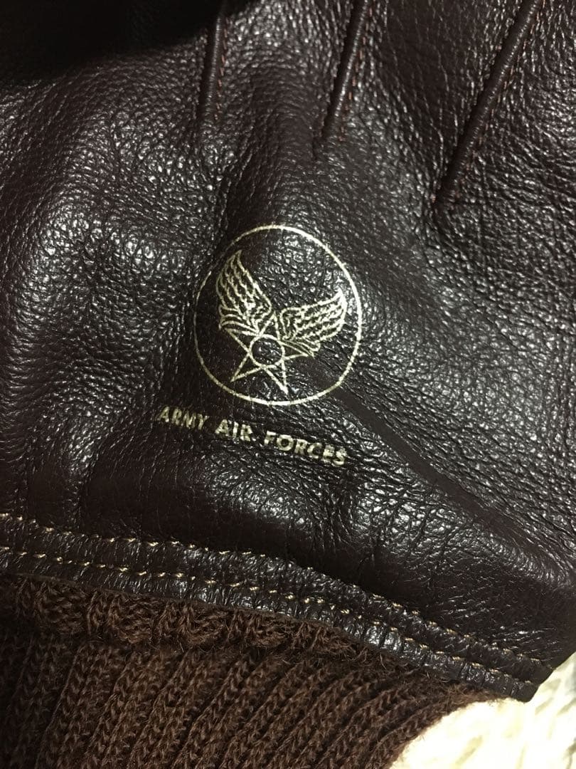 美品　バズリクソンズ　フラインググローブ A-10 手袋　レザー　グローブ