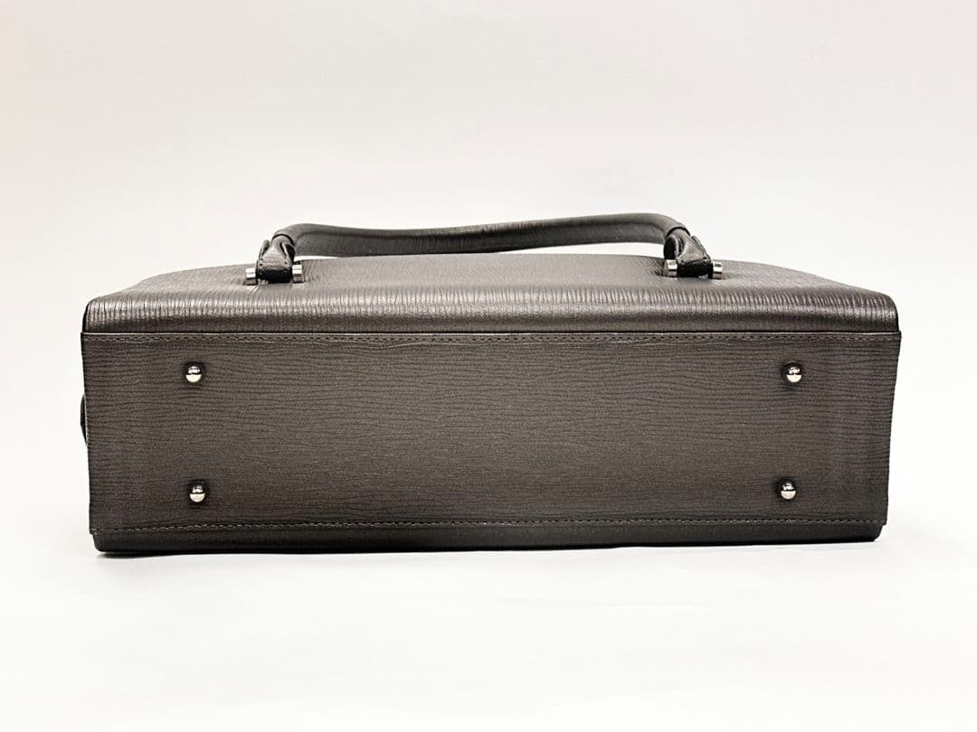 焦げ茶　合成皮革　和装用バッグ　新品　利休バッグ　和帆布　　日本製