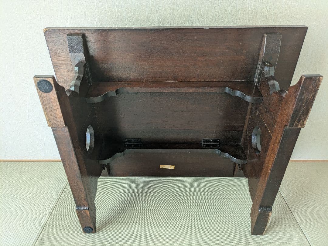 【松本民芸家具】 折りたたみローテーブル 民芸×和モダン コンパクト収納