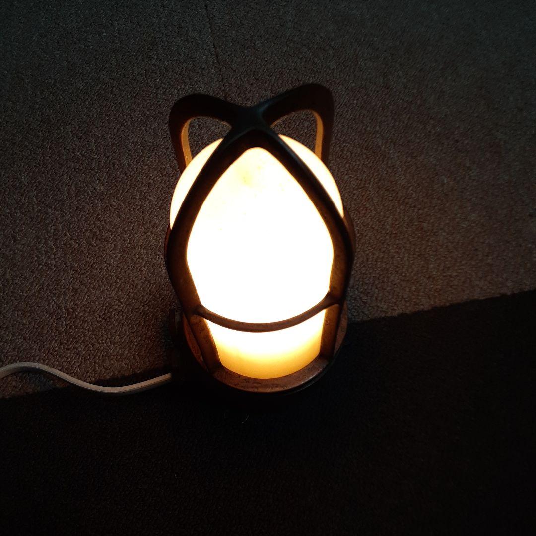 古い点灯マリンランプ/真鍮ハリケーンデッキ/船舶照明甲板ランタン/気泡ガラスホヤ